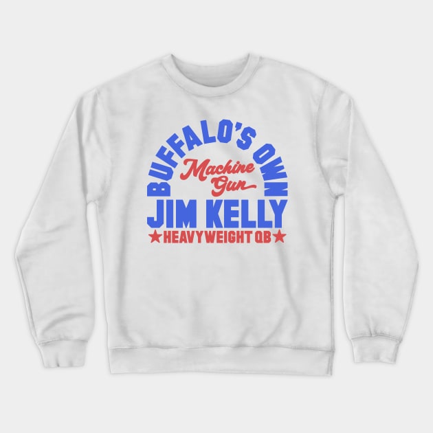 Buffalo's Own QB Kelly Crewneck Sweatshirt by Carl Cordes